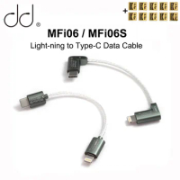 DD ddHiFi MFi06 MFI06S Lightning to USB Type C Data Cable Use for Connect iOS devices with USB Type C Audio Devices