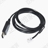 USB RS232轉RJ11 RJ12 6P4C 上銀D1系列驅動器 調試線 232數據線【亞德機械五金家居】