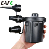 EACF Portable Inflatable Pump Electric Air Mattress Camping Pump Car Air Compressor Pump Quick Filling Air Pump For Car Home Use