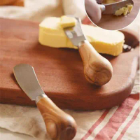 Household Butter Knife Bread Toast Knife Cheese Jam Peanut Butter Scraper Mini Vertical Butter Sauce Knife Kitchen Accessories