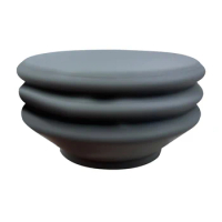 1PCS Silicone Retention Bellow For Niche For Zero Coffee Grinder White 7.05cm X 3.85cm 2.78" X 1.52" Cooking Appliance