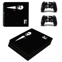 Film The Godfather PS4 Pro Game Console &amp; Controllers Skins Stickers For Dualshock 4 Gamepad Vinyl Skins Decals Stickers PS4 Pro
