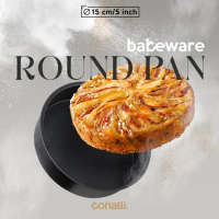 Loyang Kue Bolu Teflon Round Baking Pan Cetakan Kue Tart - 15 cm Bahan Premium