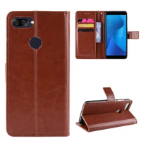 For Asus ZenFone Max Plus M1 ZB570TL Case Luxury Flip Wallet Phone Case For Asus ZB570TL X018D Case Stand Function Card Holder
