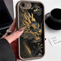 Sarung Telefon Naga, Untuk OPPO A83, Perlindungan Jatuh, Kalis Kejutan, Sarung Penutup Belakang TPU