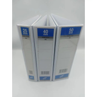 East File 25mm / 40MM / 50mm Fail Cincin 2D A5 / Fail untuk Dokumen Saiz A5 / Fail A5 Putih PVC
