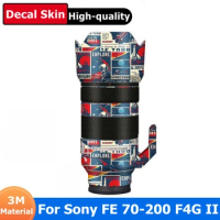 Stylized Decal Skin For Sony FE 70-200mm F4 G II Camera Lens Sticker Vinyl Wrap Film SEL70200G2 FE 70-200 F/4 F4G F/4G II