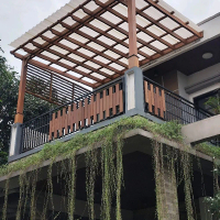 pergola rooftop kanopi rooptop