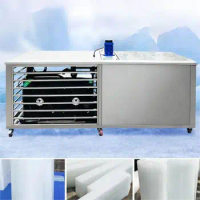 1 ton/day Commercial High Production Stainless Steel Block Ice Making Machine 5-10-15-20-25-30KG for Selection