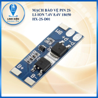 Mạch Bảo Vệ Pin 2S 7.4V/8.4V – 15A/8A | HX-2S-D01 Dùng Cho Pin 18650 Li-ion
