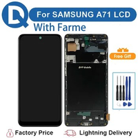QD for AMOLED display of Samsung Galaxy A71/A715,Display 6.7" SM-A715F A715 LCD Touch Screen Display Panel Assembly replacement