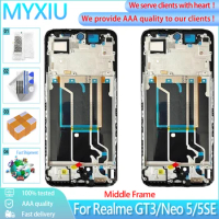 Original For Realme GT3 GT Neo 5 GT Neo 5 SE Middle Frame Bezel Plate Replacement Parts