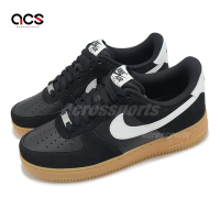 Nike 休閒鞋 Air Force 1 07 LV8 男鞋 黑 白 AF1 麂皮 膠底 FQ8714-004