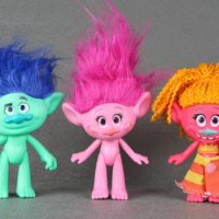 LOVELY DreamWorks Movie Trolls poppy/branch/Guy Diamand Collection figure toy 5"