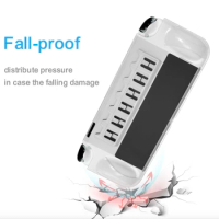 Protective Cover For Nintendo Switch OLED Console Transparent Case For Nintendo Switch OLED Shell Accessories