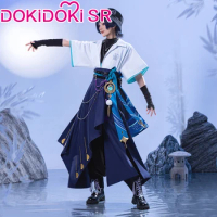 Wanderer Doujin Cosplay Costume Game Genshin Impact DokiDoki-SR Genshin Scaramouche Wanderer Hat Doujin Casual Wear Costume