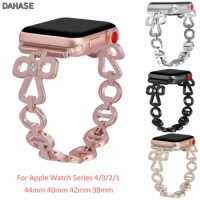 Women Butterfly Bracelet for Apple Watch Series 4 Band 40mm 44mm Stainless Steel Strap for iWatch 3 2 1 Watchband 38mm 42mm