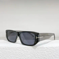 Fashion Brand Sunglasses Women men tom half frame retro classical Polarized ford glasses with Original Box Free shipping