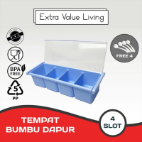 TEMPAT BUMBU SET ISI 4 DELIA 2102 HOMMY