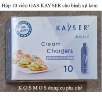 Hộp viên khí làm kem tươi Kayser và Mosa NN08 (dùng cho bình xịt kem)