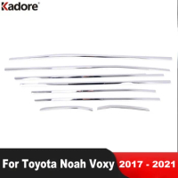 Window Frame Sill Trim For Toyota Noah Voxy R80 2017 2018 2019 2020 2021 Stainless Car Bottom Windows Molding Strip Accessories