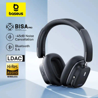 หูฟังบลูทูธ Baseus Bowie 30 Max ระบบตัดเสียงรบกวน 45dB ความคมชัดสูง LDAC หูฟังแบบครอบหู พร้อมเทคโนโล