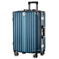20吋旅行箱22吋行李箱鋁框24吋拉桿箱萬向輪女密碼箱加厚