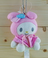 【震撼精品百貨】My Melody 美樂蒂 手機吊飾 粉雨衣 震撼日式精品百貨