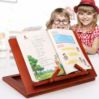 Creative Wooden Reading Stand Convenient and Practical Book Stand Book Clip Reading Stand Notebook Tablet Stand Recipe Stand