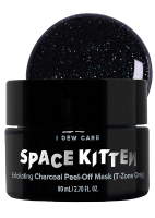 I DEW CARE Peel-off Face Mask - Space Kitten    Blackhead Remover Whitehead Mask Exfoliate with Char
