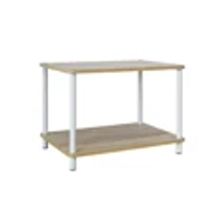 ชั้นวางของ 2 ชั้น แน็กส์ เฟอร์นิชิ่ง N-32 สีขาว-โซลิค 30x 60 x 43 ซม.