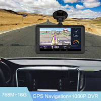 7 Inch Car Mirror DVR GPS 1080P Rear Camera Video Recorder Dual Cams Dashcam Dashboard reverse camera BT FM Parking monitoring