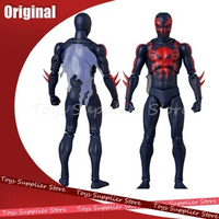 Mafex Spider Man Anime Figure 1/12 Spiderman 2099 Shf Action Figurine 2099 Spiderman Figure Comic Version Collection Model Toys