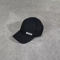 Hugo Boss Topi HUGO BOSS TEXT SIDE WHITE BLACK CAP - OS ADJUST 100% ORIGINAL
