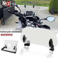 Motorcycle FOR BMW F650CS DAKAR SCARVER ABS HP2 EnduRo SPORT Motorcycle Windshield Clamp-On Risen Windscreen Spoiler Extension