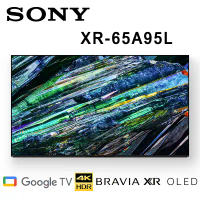 結帳再折★SONY XR-65A95L 65吋 美規中文介面 OLED 智慧電視 保固2年 基本安裝 另有XRM-77A95L