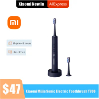Xiaomi Mijia Sonic Electric Toothbrush T700 Portable Whitening Teeth Ultrasonic Vibration Oral Cleaner Brush Smart APP LED