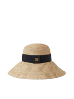 หมวกบักเก็ตผู้หญิง รุ่น Raffia Sun Hat สี Beige