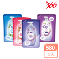 566 抗菌香氛洗髮精/潤髮乳-補充包580g(白麝香潤澤/小蒼蘭抗屑/玫瑰養髮 任選)