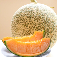【WANG 蔬果】台灣嚴選大顆紅肉哈密瓜1200gx3顆(1200g/顆)
