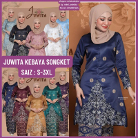 Highly recommended Modern Kebaya Dress Baju Raya 2023 Kurung Plus Size Juwita Kebaya Songket Baju Ke
