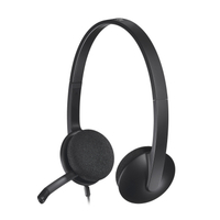 H340 Desktop USB Headset Office Video Conferencing Services Education and Training Wired Headset with Microphone