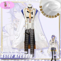 COFUN [Customized] Anime Vtuber Nijisanji ILUNA Aster Arcadia Cosplay Costume Halloween Game Suit Uniform Party Activity Outfit