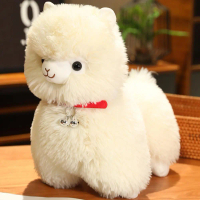 Đồ chơi nhồi bông 25/35 cm: cừu chuông, cừu con, alpaca, llama – quà tặng sinh nhật, Giáng Sinh, Ngà