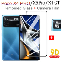 poco x4 pro, poco x5 Tempered Glass For xiaomi poco x5 pro Screen Protector Poco X5 X3 X4 GT X4 Pro Pelicula Camera poko x4 pro Glass Film For ppoco x5 pro Glass poco x4 pro 5g accessories