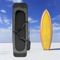 Portable Longboard Carry Case Adjustable Straps Water Resistant Handbag Skateboard Backpack Bag for Deck Skate Ski Accessory