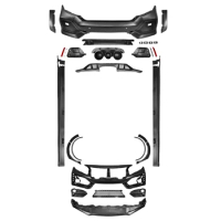 Honghang Manufacture Bumper Lip Side Skirt Rear Spoiler R Style Full Body Kit For Honda Civic FD2 Body kit Accessories 2015+