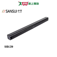 SANSUI山水SSB-230 藍芽3D立體聲重低音聲霸/音響_不含安裝【愛買】