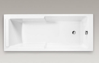 【麗室衛浴】美國 KOHLER Struktura 壓克力崁入式浴缸 K-75420T-0 150*75*H41CM