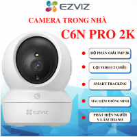 Camera WIFI trong nhà xoay 360 Ezviz C6N PRO, H6C PRO 2K 3K 4K màu đêm thông minh, đàm thoại 2 chiề